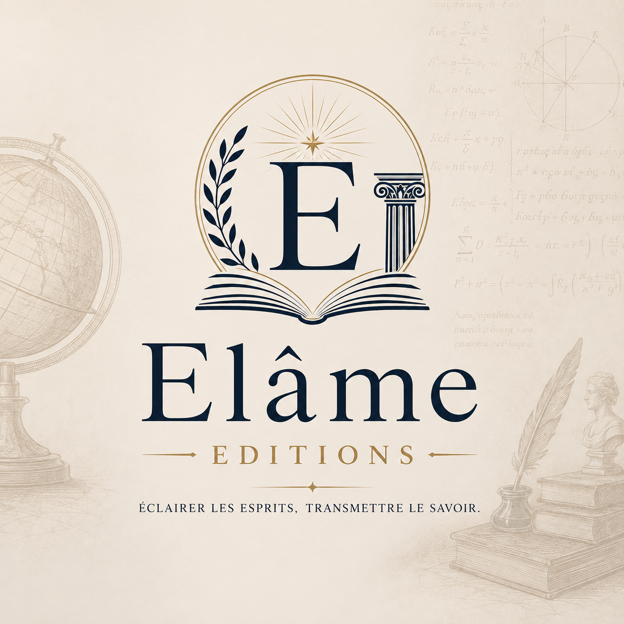 Elâme Éditions se spécialise dans la publication d’essais, d’ouvrages de théorie littéraire, de philosophie et, plus largement, de travaux relevant des sciences humaines et sociales. La maison souhaite donner une place aux recherches originales, aux réflexions critiques et aux œuvres qui permettent de mieux comprendre l’être humain, la société, la culture, les idées et leurs transformations.